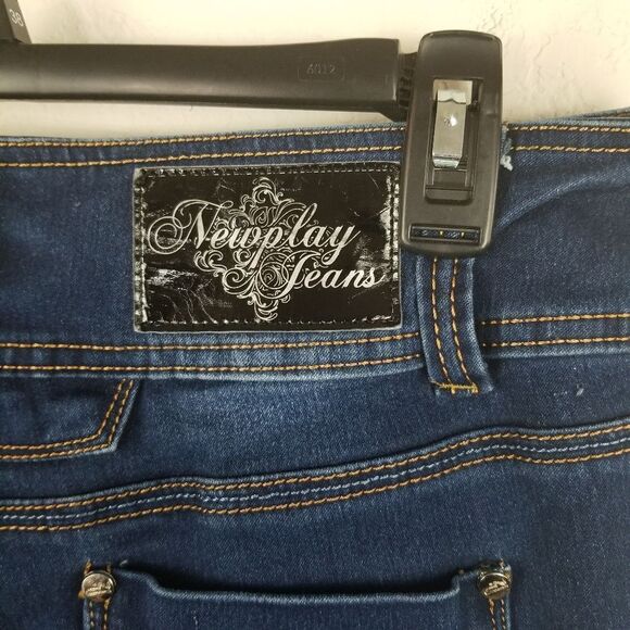 New Play 4-Pocket Blue Cotton Denim Jeans - Picture 11 of 13